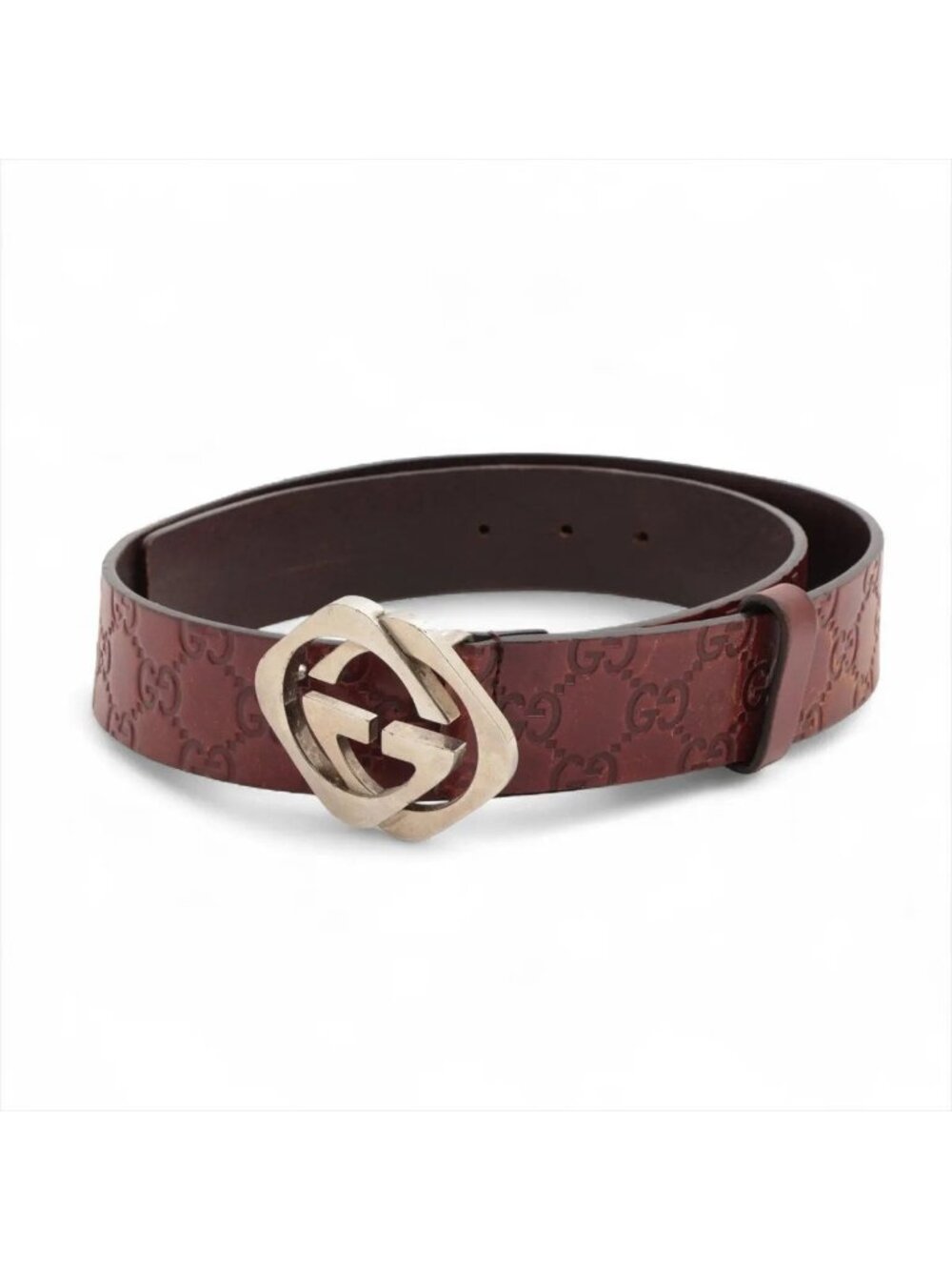 Gucci Guccissima Leather Belt Gentleman
